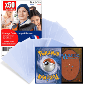 pochette pokemon grossiste etui transparent pour proteger jeu de carte magic pokémon