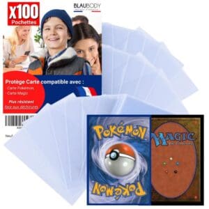 protege carte pokemon grossiste etui transparent pour proteger jeu de carte magic pokémon